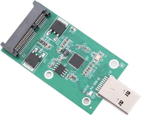 Pissente MSATA to USB 3.0 Riser Card Adapter, 3x5cm in Kuwait