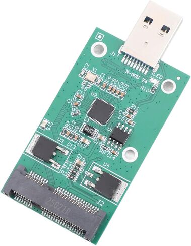 Pissente MSATA to USB 3.0 Riser Card Adapter, 3x5cm in Kuwait