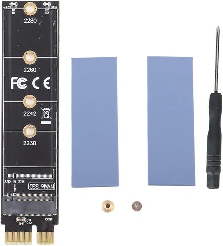Pissente PCIe to M.2 NVME Adapter Riser Card with Cooling Fin in Kuwait