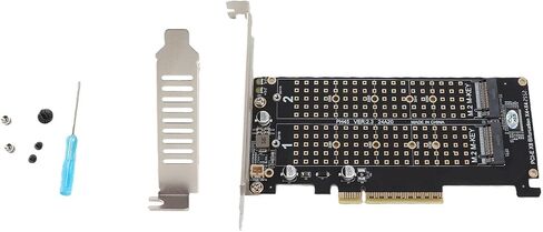 Pissente Dual M.2 NVMe SSD to PCIe X8 Adapter Card, PH45 (ph45) in Kuwait