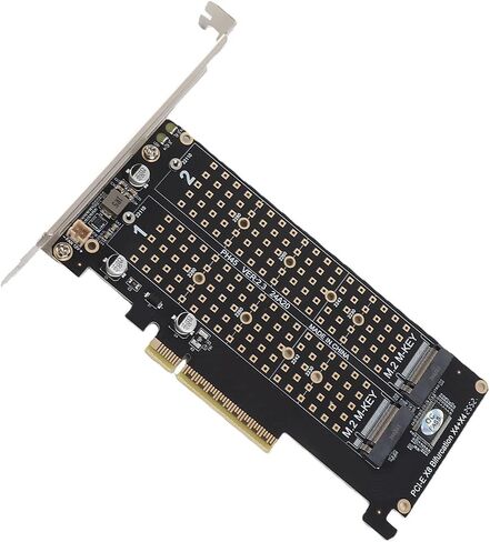 Pissente Dual M.2 NVMe SSD to PCIe X8 Adapter Card, PH45 (ph45) in Kuwait