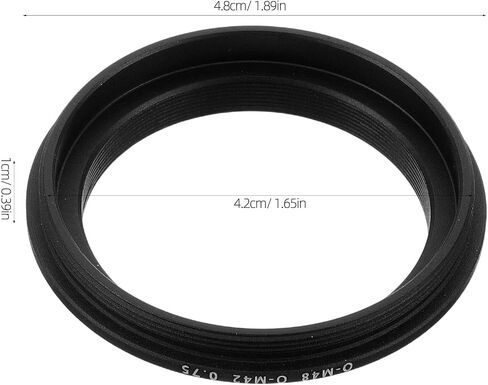 Adapter M42 Ring M48 Thread 2pcs Male to Telescope Camera in Kuwait