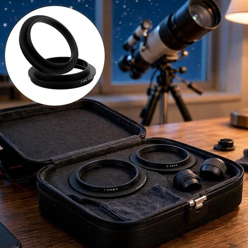 Adapter M42 Ring M48 Thread 2pcs Male to Telescope Camera in Kuwait