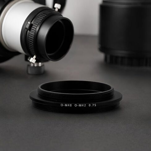 2pcs M48 to M42 Imaging Adapter Ring for Lens and Telescope in Kuwait