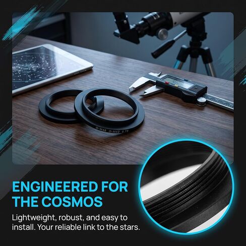 Telescope Aluminum 2pcs M42 Female to Adapter Male M48 Ring Alloy in Kuwait