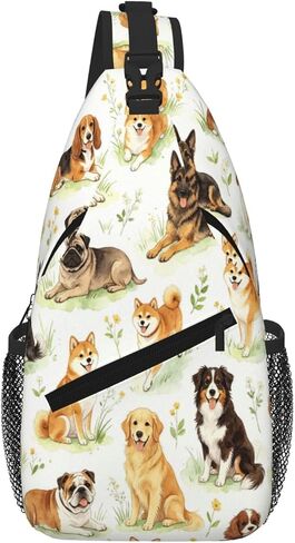 Cherry Blossom Chest Bag Shoulder Bag Daypack Fanny Pack Cross Body Bag For Women Men Hiking Travel For Women Men in Kuwait