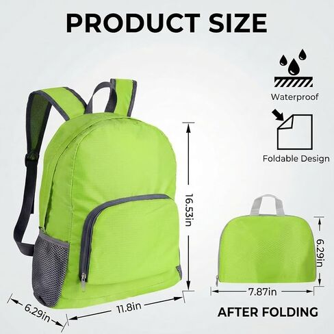 Foldable Backpack, Lightweight Packable Oxford Travel Daypack in Kuwait