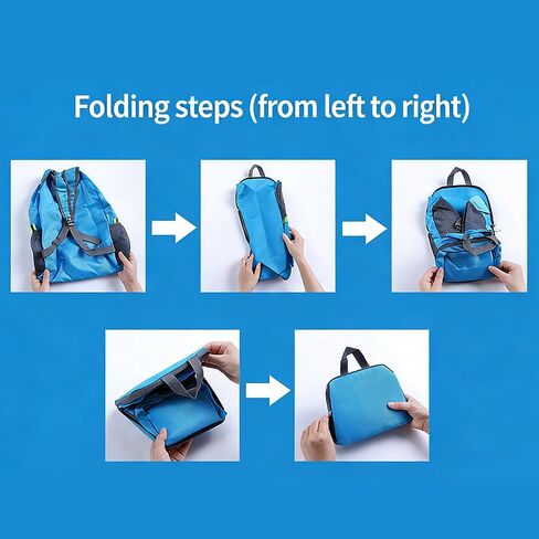 Foldable Backpack, Lightweight Packable Oxford Travel Daypack in Kuwait