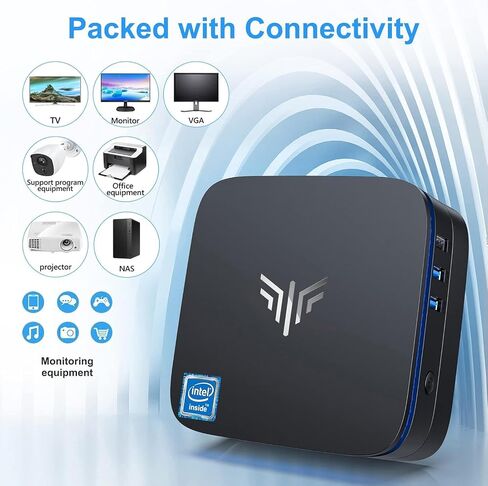 KAMRUI Mini PC N5105(up to 2.9GHz) 12GB RAM 256GB M.2 SSD Mini Computers in Kuwait
