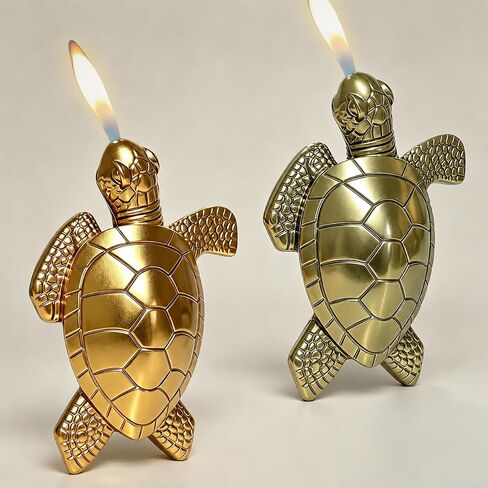 2 Pack Sea Turtle Shaped Torch Lighter，Soft Flame in Kuwait