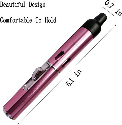 Torch Lighter,Long Lighters Refillable Butane Fuel Jet Flame Pen Torch Adjustable Windproof Lighters(Gas Not Included) (2 Pack Pink Purple) in Kuwait