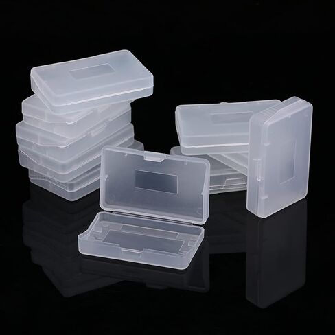 10pcs Game Cartridge Case Box, Transparent Anti Dust Cover Cartridge Game Case Box for N intendo Game Boy Advance GBA in Kuwait