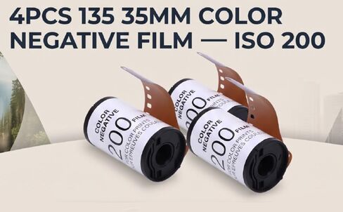 PUSOKEI 135 Color Negative Film 200 ISO 4 Pack for Portrait Landscape in Kuwait