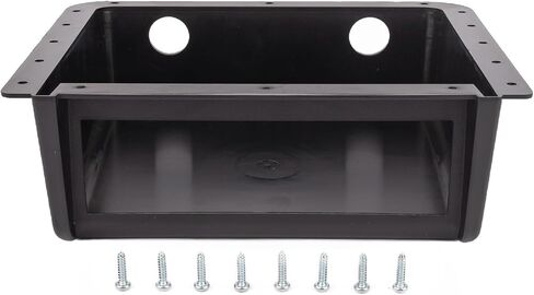 NuIth Universal Car Under Dash/Top Mount Single DIN Radio Install Enclosure in Kuwait