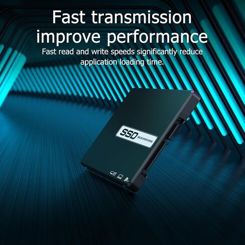 128GB SATA III SSD - 2.5" Internal Solid State Drive, 6Gb/s 3D NAND Upgrade PC or Laptop Memory and Storage, for IT Pros, Creators, Everyday Users (Black 128GB) in Kuwait