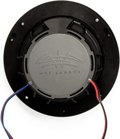 Wet Sounds REVO 6-SWB Black Closed SW Grille 6.5 Inch Marine LED Coaxial Speakers (Pair) (Renewed) in Kuwait