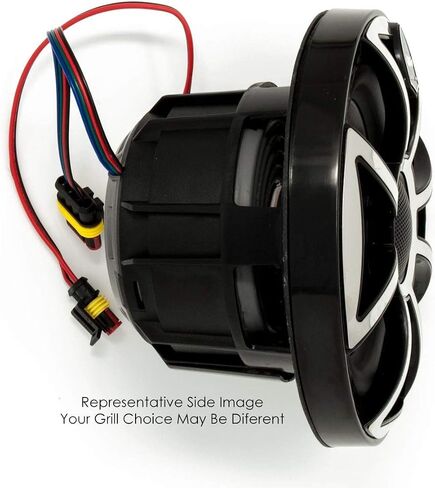 Wet Sounds REVO 6-SWB Black Closed SW Grille 6.5 Inch Marine LED Coaxial Speakers (Pair) (Renewed) in Kuwait