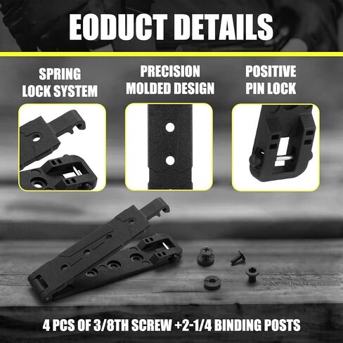 4-Pack Molle Locking Belt Clips with Mounting Hardware in Saudi Arabia