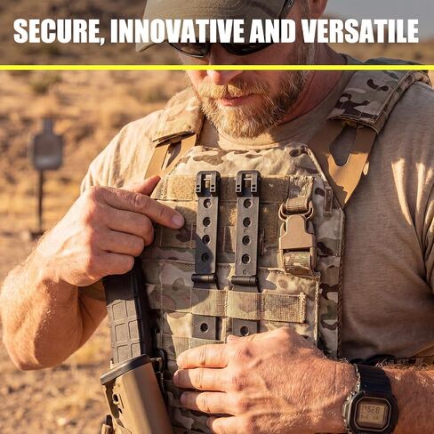 4-Pack Molle Locking Belt Clips with Mounting Hardware in Saudi Arabia