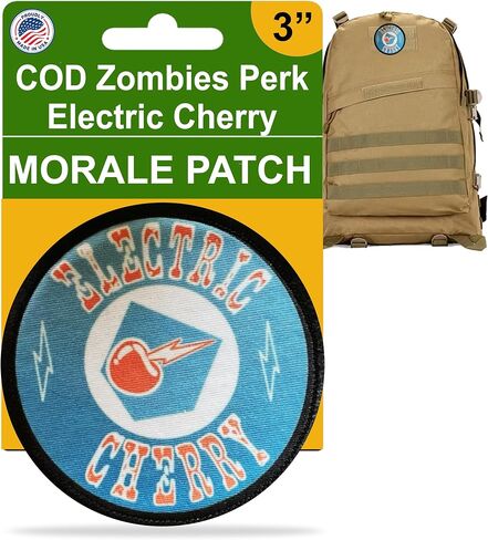 Electric Cherry Morale Patch, 3" Hook & Loop in Saudi Arabia