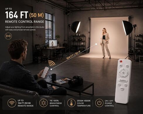 2Pack 135W LED Photography Light Bulbs for Softbox Photo Video Studio in Saudi Arabia