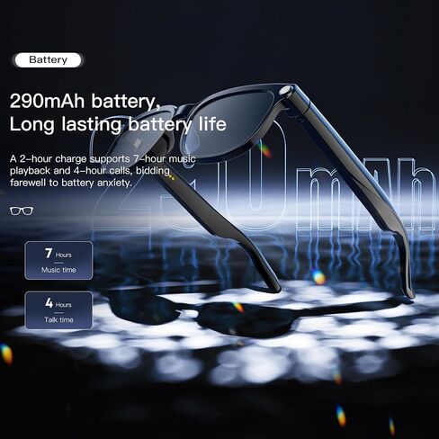 Smart AI Glasses with 4K Camera, Open-Ear Audio for Daily Use in Kuwait
