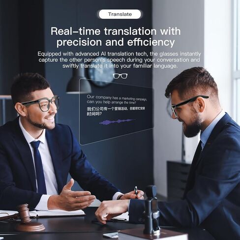 Smart AI Glasses with 4K Camera, Open-Ear Audio for Daily Use in Kuwait