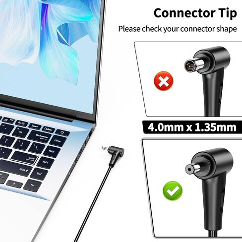 45W 33W Laptop Charger Compatible with Asus ZenBook X540S X540L Q504U Q302L X553M Q200E C300S C300M Q200E Q502LA X200MA X541NA Vivobook X512 X512JA X512DA X515 F415E F415 F512J Power Supply Adapter in Kuwait