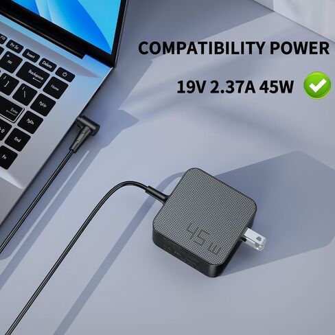 45W 33W Laptop Charger Compatible with Asus ZenBook X540S X540L Q504U Q302L X553M Q200E C300S C300M Q200E Q502LA X200MA X541NA Vivobook X512 X512JA X512DA X515 F415E F415 F512J Power Supply Adapter in Kuwait