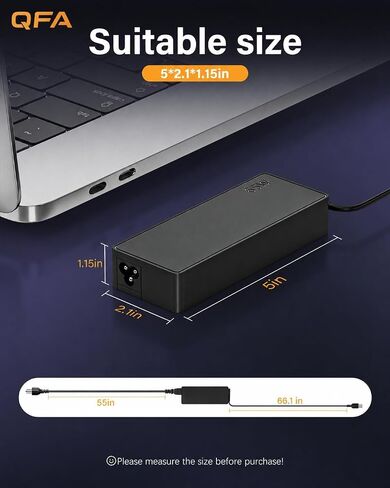 QFA 65W USB C Laptop Charger in Kuwait