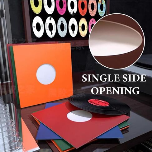 5pcs Inch Vinyl Record Sleeves Paper Album Sleeve Protector for Vinyl Records Easy to Open and Protection in Saudi Arabia