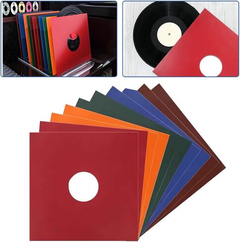 5pcs Inch Vinyl Record Sleeves Paper Album Sleeve Protector for Vinyl Records Easy to Open and Protection in Saudi Arabia