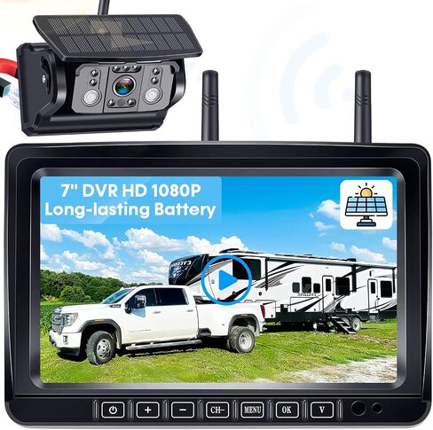 HD 1080P RV Backup Camera Magnetic: Clear Picture, Wireless Connection in Kuwait