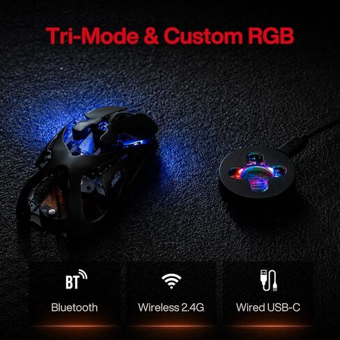 AM Infinity 49g Ultra Lightweight Wireless Gaming Mouse with PAW3950 Sensor in Kuwait