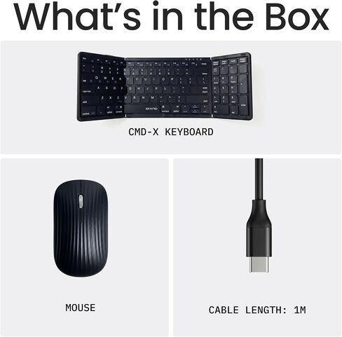 Foldable Keyboard and Mouse, Portable Keyboard for Laptop in Kuwait
