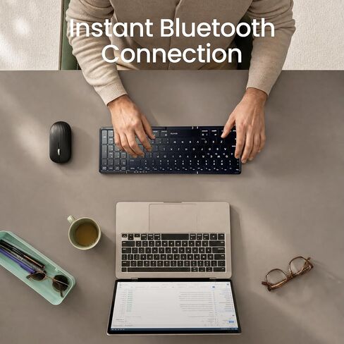 Foldable Keyboard and Mouse, Portable Keyboard for Laptop in Kuwait