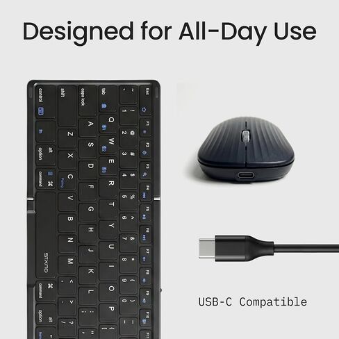 Foldable Keyboard and Mouse, Portable Keyboard for Laptop in Kuwait