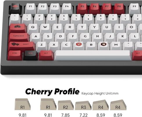 Akko 5075B Plus World Tour Mechanical Keyboard 75% Percent RGB Hot-swappable Keyboard with Knob, Vietnam Theme with PBT Double Shot Cherry Profile Keycaps Piano Switch in Kuwait
