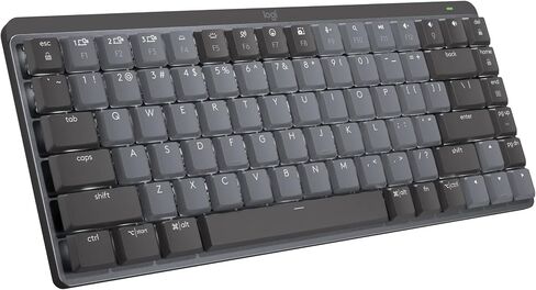 Logitech MX Mechanical Mini Bluetooth Keyboard, Tactile Quiet Switches, Backlit, Multi-Device, Carbon Neutral (Renewed) in Kuwait