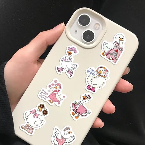 500PCS Funny Goose Stickers 10 Styles Sticker Rolls Animal Stickers Goose Party Favors Waterproof Vinyl Stickers in Saudi Arabia