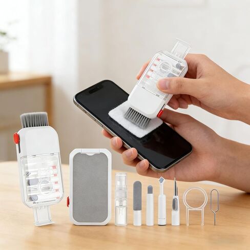 14Pcs Multifunction Portable Washing with Retractable Brush for Electronics Smartphones Tablets Laptops Laptop in Saudi Arabia