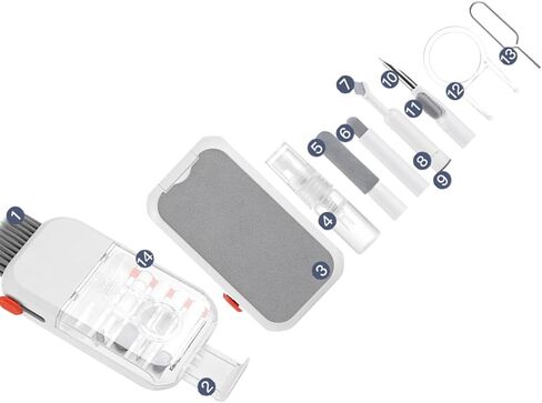 14Pcs Multifunction Portable Washing with Retractable Brush for Electronics Smartphones Tablets Laptops Laptop in Saudi Arabia