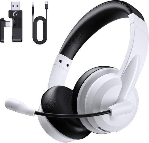 AOC Wireless Headset with Mic for Work, AI Noise Cancelling, Bluetooth in Kuwait
