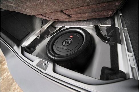 JBL BassPro Hub Powered 11" Spare Tire subwoofer Enclosure with 200-watt amp with 8 Ga Wiring Kit in Saudi Arabia