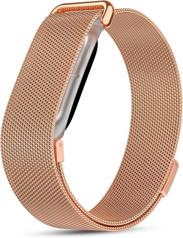 DADO Magnetic Metal Mesh Band Compatible with Google Fitbit Air, Adjustable Stainless Steel Milanese Loop Replacement Strap for Men and Women in Saudi Arabia