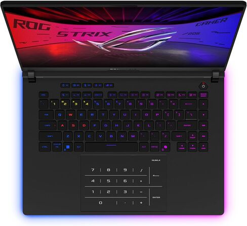 ASUS ROG Strix Scar 16 (2025) Gaming Laptop, 16" ROG Nebula HDR 16:10 2.5K 240Hz/3ms, NVIDIA GeForce RTX 5090, Intel Core Ultra 9 Processor 275HX, 32GB DDR5, 1TB SSD, Wi-Fi 7, Win11 Home, G635LX-DS96 in Saudi Arabia