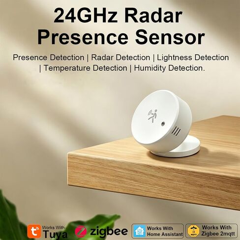 Zigbee Presence Sensor, Built-in Temperature, Humidity and Light Sensor in Kuwait