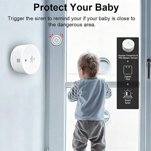 Zigbee Presence Sensor, Built-in Temperature, Humidity and Light Sensor in Kuwait