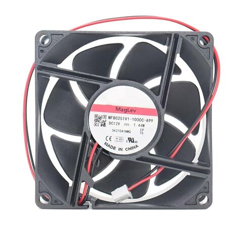MF80251V1-1000C-A99 DC12V 1.44W 80x80x25mm 8cm 2-Wire Cooling Fan in Kuwait