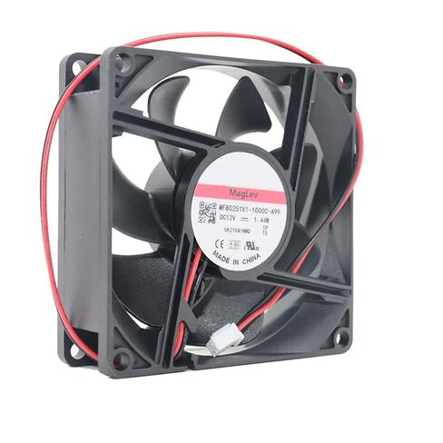 MF80251V1-1000C-A99 DC12V 1.44W 80x80x25mm 8cm 2-Wire Cooling Fan in Kuwait